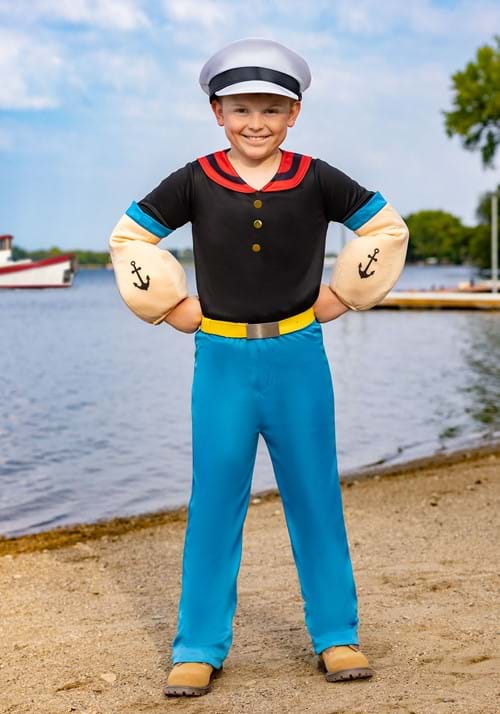 Deluxe Popeye Costume for Kids - US 6809