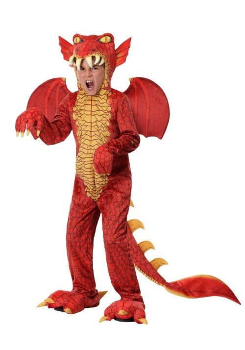 Deluxe Red Dragon Kid's Costume - US 1404