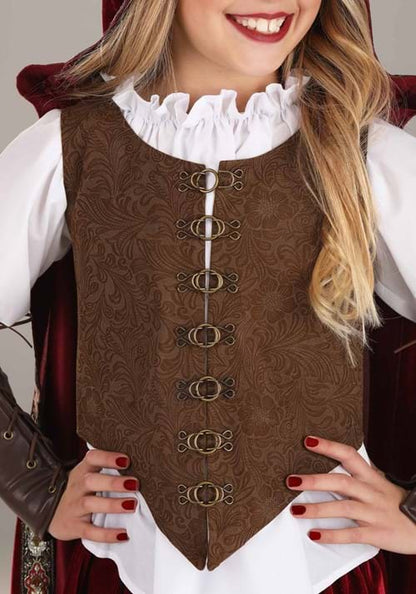 Deluxe Red Riding Hood Costume for Girls - US 6309