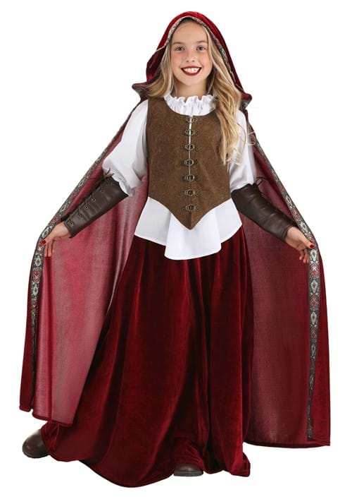 Deluxe Red Riding Hood Costume for Girls - US 6309