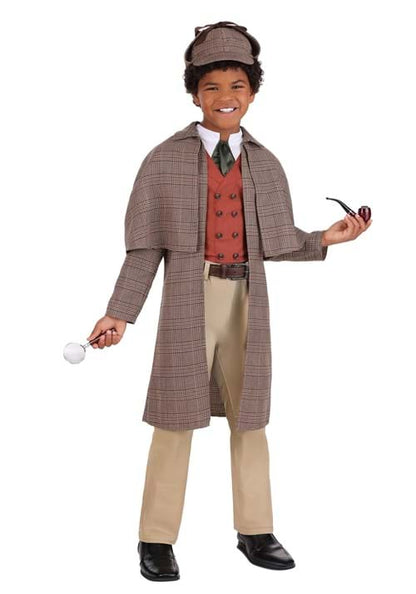 Boy's Deluxe Sherlock Holmes Costume - US 7440