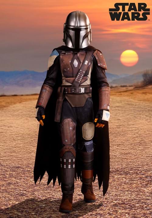 Boy's Deluxe Star Wars Din Djarin Season 1 Mandalorian Costume - US 2097