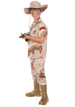 Kid's Desert Hero Commando Costume - US 7864