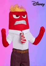 Disney and Pixar Anger Kid's Costume - US 9308