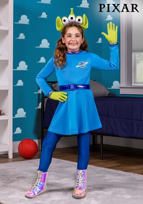 Disney and Pixar Toy Story Alien Costume Dress for Girls - US 9640