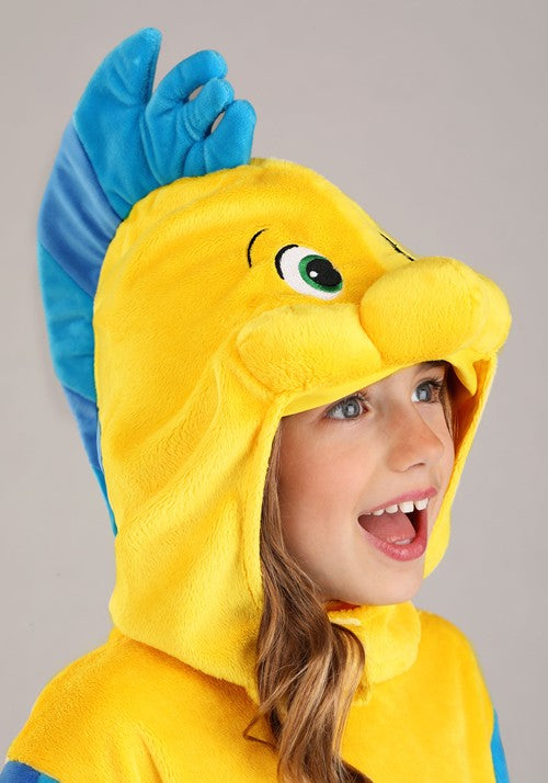 Disney Little Mermaid Plush Flounder Costume for Kids - US 3267