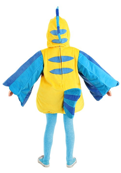 Disney Little Mermaid Plush Flounder Costume for Kids - US 3267
