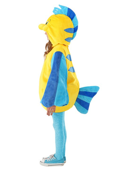 Disney Little Mermaid Plush Flounder Costume for Kids - US 3267