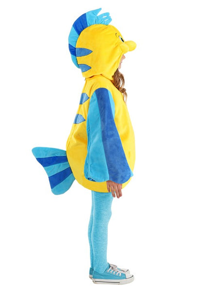 Disney Little Mermaid Plush Flounder Costume for Kids - US 3267