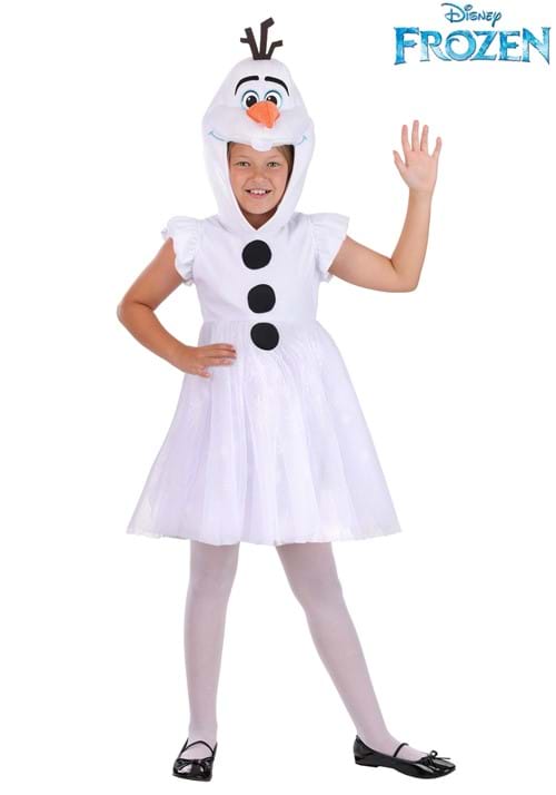 Girl's Disney Frozen Olaf Costume Hooded Dress - US 7309