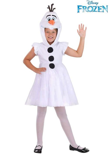 Girl's Disney Frozen Olaf Costume Hooded Dress - US 7309