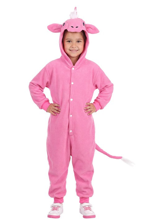 Kid's Diva Unicorn Pink Union Suit Costume - US 4497