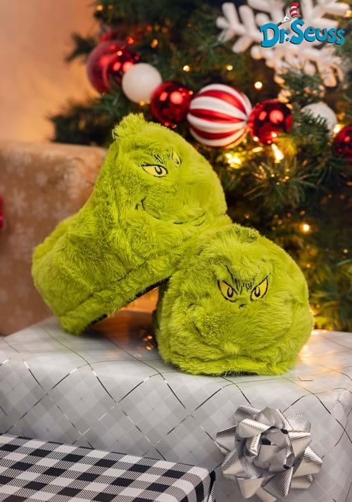 Dr. Seuss The Grinch Slippers for Kids - US 1419