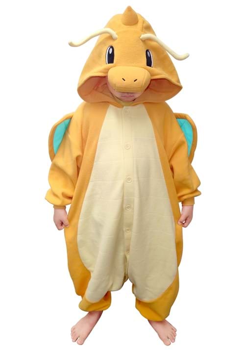 Kid's Pokémon Dragonite Kigurumi Costume Onesie - US 9963