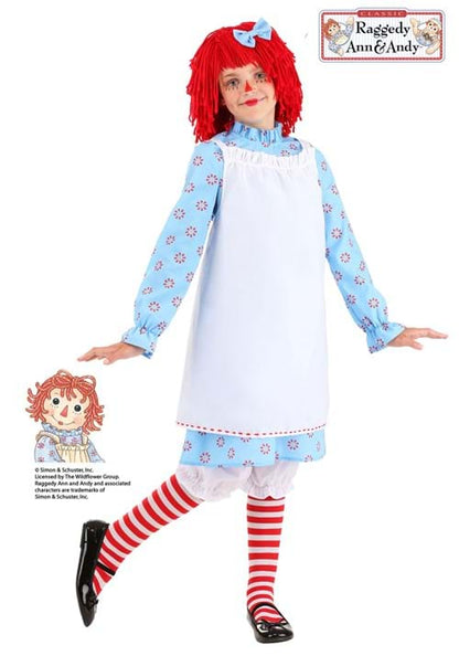 Child's Exclusive Raggedy Ann Costume - US 4637