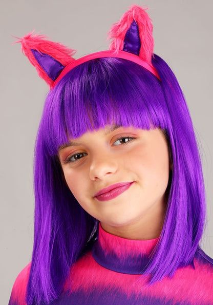 Feisty Cheshire Cat Bodysuit Girl's Costume - US 6873