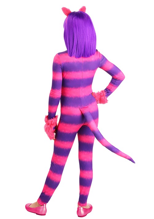 Feisty Cheshire Cat Bodysuit Girl's Costume - US 6873