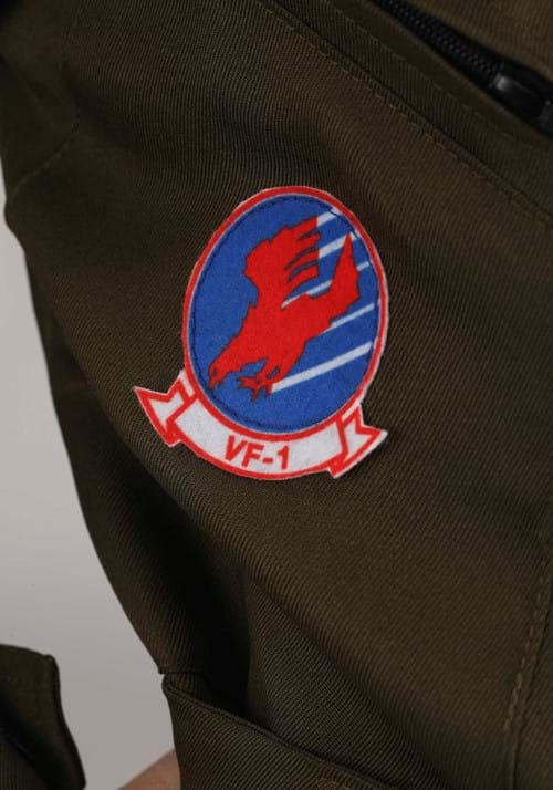 Top Gun Deluxe Flight Suit Costume for Kids - US 7189