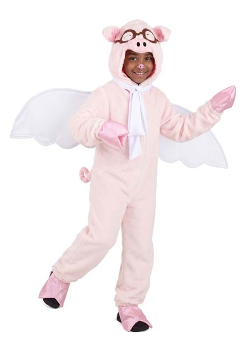 Kids Flying Pig Costume - US 0234