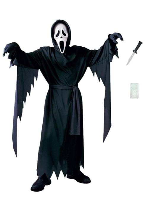 Ghost Face Costume Set for Kids - US 6854