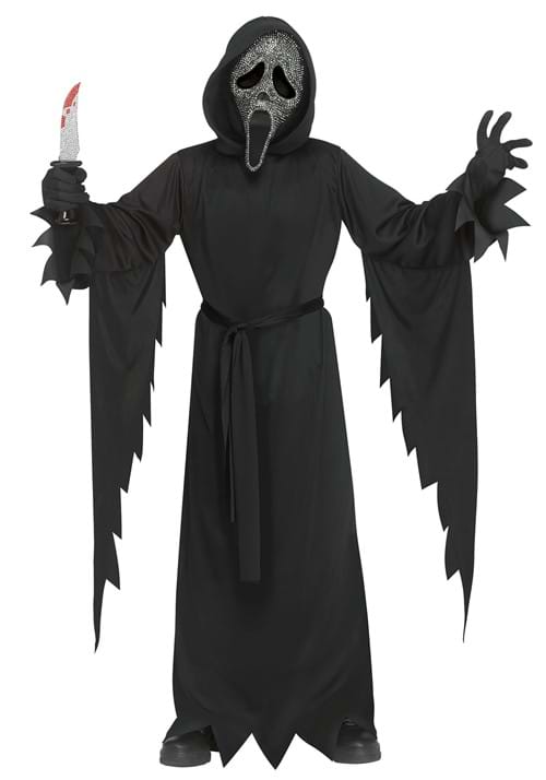 Kid's Ghost Face Gun Powder Bling Costume - US 9132