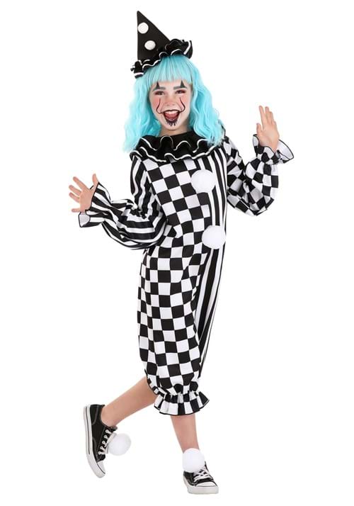 Giddy Gothic Clown Costume for Girls - US 1358