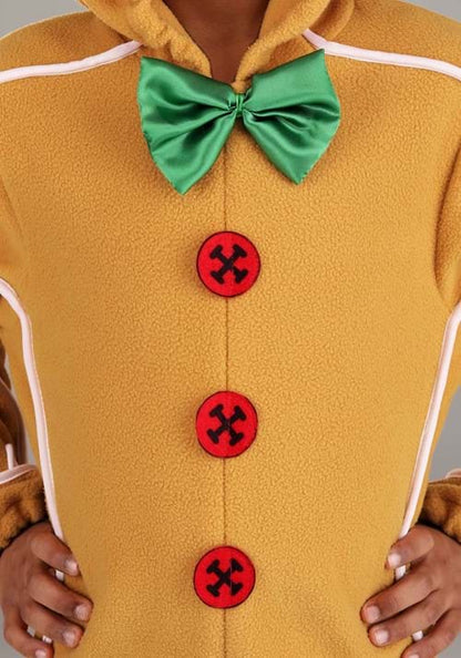 Gingerbread Man Onesie Kid's Costume - US 0601