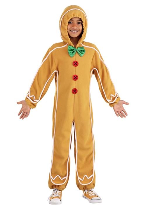 Gingerbread Man Onesie Kid's Costume - US 0601