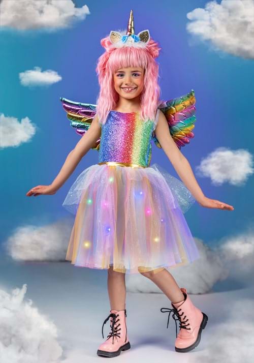 Gleaming Unicorn Costume for Kids - US 2881