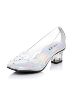 Kid's Clear Costume Shoes - US 9188