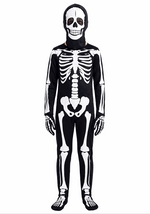 Kid's Glow in the Dark Skeleton Costume Onesie - US 8735