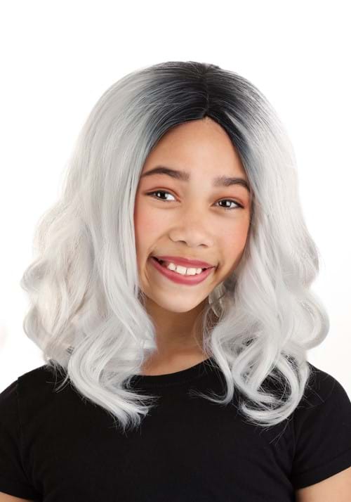 Girl's Gray Bob Costume Wig - US 8477