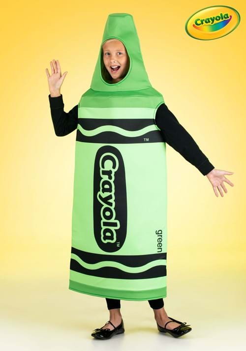 Green Crayola Crayon Kid's Costume - US 3141
