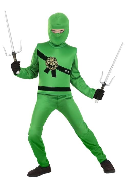Green Ninja Master Costume for Kids - US 5609