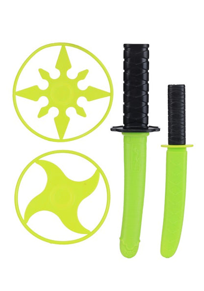 Kid's Green Ninja Warrior Costume - US 2729