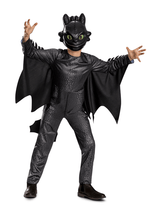 Kid's How to Train Your Dragon Toothless Dragon Costume - US 8092