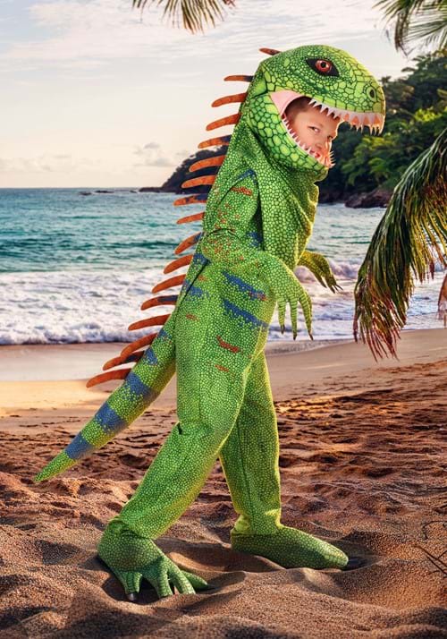 Kid's Green Iguana Costume - US 0791