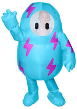 Kid's Inflatable Fall Guys Lightning Blue Costume - US 4570