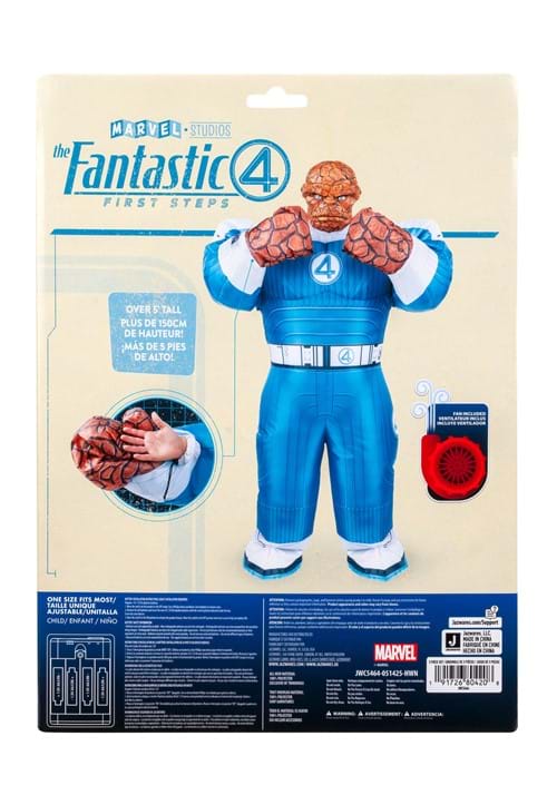 Kid's Inflatable Fantastic 4 The Thing Costume - US 7409