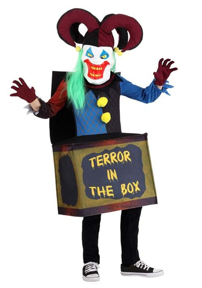 Jack in the Box Clown Costume for Kids - US 0418