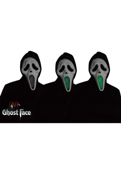 Light Up Fade Mouth Kid's Ghost Face Costume - US 9949