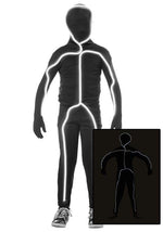 Kid's Light Up Stick Figure Costume - US 8740