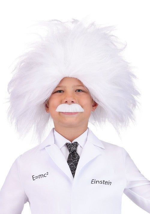 Kid's Mad Scientist Costume Wig and Mustache Kit - US 2049