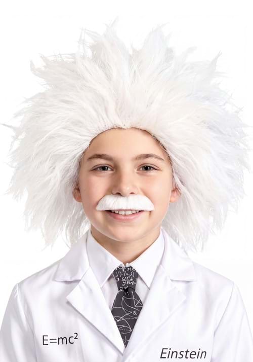 Kid's Mad Scientist Costume Wig and Mustache Kit - US 2049
