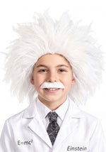 Kid's Mad Scientist Costume Wig and Mustache Kit - US 2049