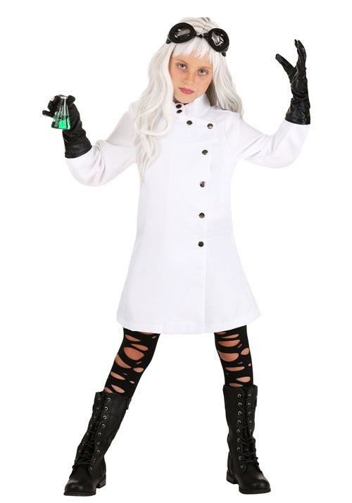 Girls Mad Scientist Dress Costume for Kids - US 6239