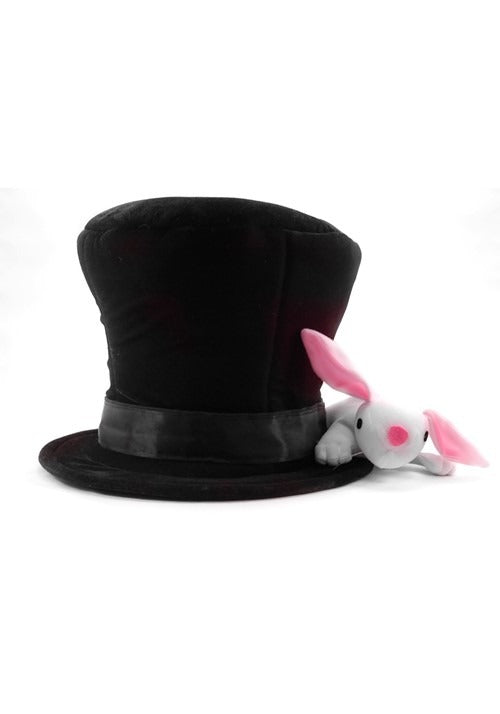 Magician Kid's Plush Costume Hat with Rabbit - US 2845