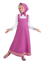 Kid's Masha and the Bear Masha Halloween Costume - US 9257