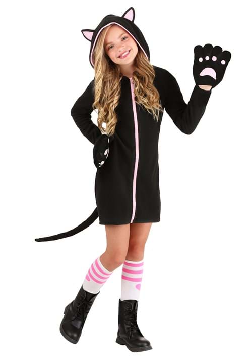 Girl's Midnight Kitty Costume - US 3955