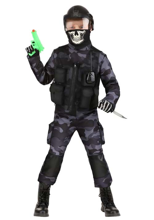 Midnight Navy Seal Costume for Children - US 3204